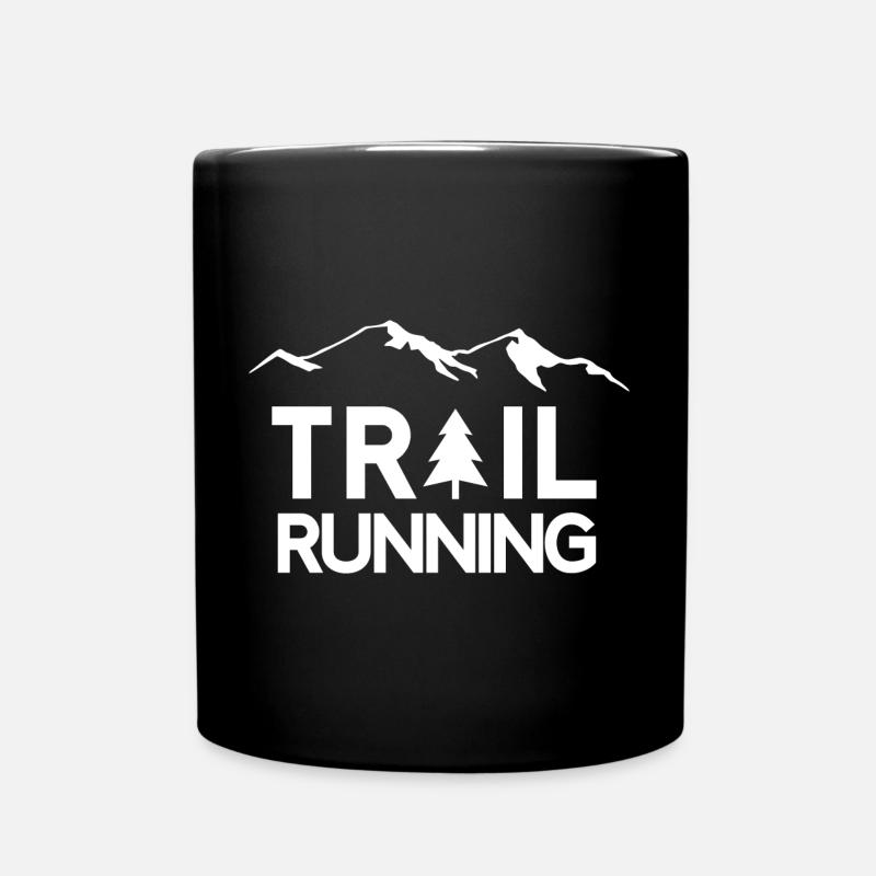 Trail Running - Mug uni - noir