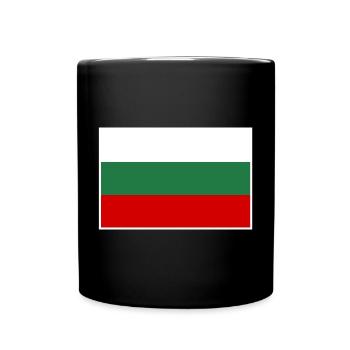 Drapeau de la Bulgarie - Mug uni - noir - Devant