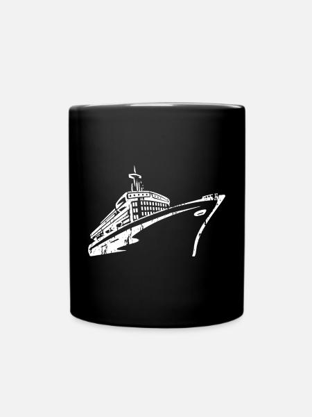 Kreuzfahrtschiff Kreuzfahrt Schiff Luxus - Tasse einfarbig - Schwarz