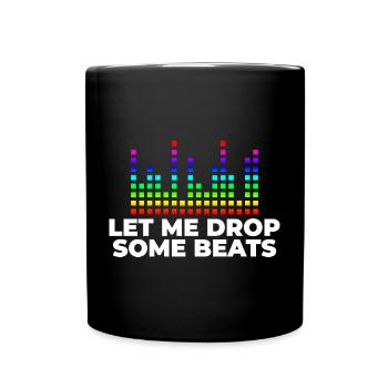 DJ Music - Full Colour Mug - black - Front