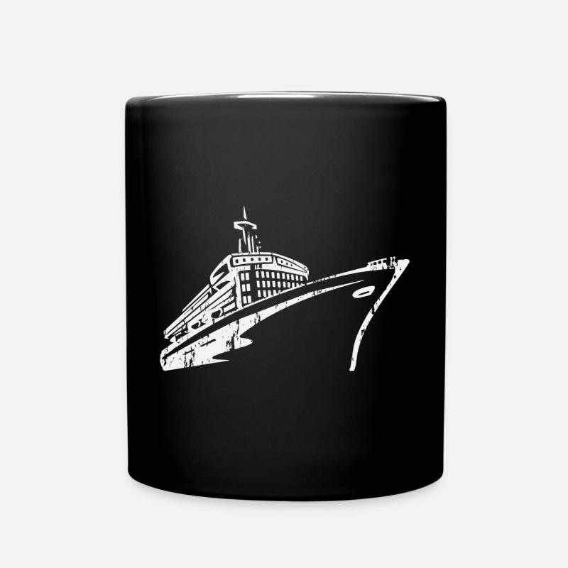 Kreuzfahrtschiff Kreuzfahrt Schiff Luxus - Tasse einfarbig - Schwarz