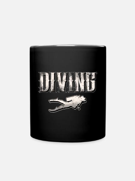 Plongeurs plongeurs - Mug uni - noir