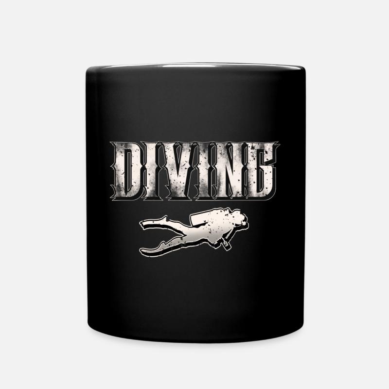 Plongeurs plongeurs - Mug uni - noir