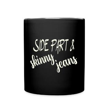 Partie latérale jeans skinny - Mug uni - noir - Devant