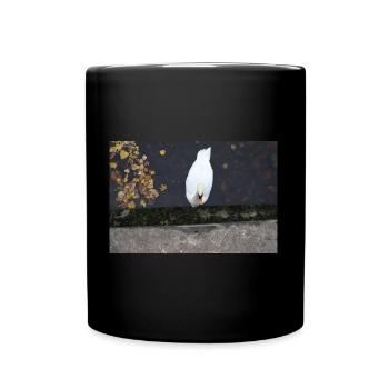 Schwanenleben - Tasse einfarbig - Schwarz - Vorne