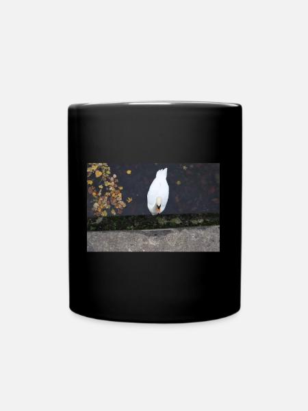 Swan Life - Full Colour Mug - black