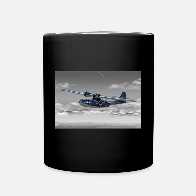 PBY Catalina - Tasse einfarbig - Schwarz
