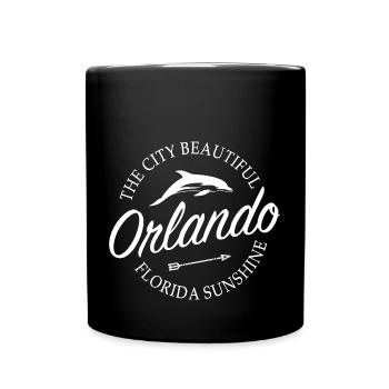 Orlando Florida - Full Colour Mug - black - Front