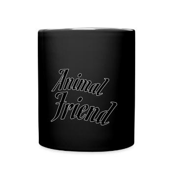 Animal friend - Full Colour Mug - black - Front