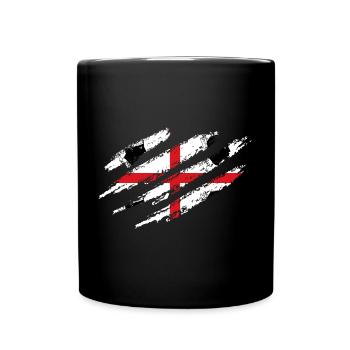 Sardinien Flagge Sardische Fahne Sardegna Fahne - Tasse einfarbig - Schwarz - Vorne