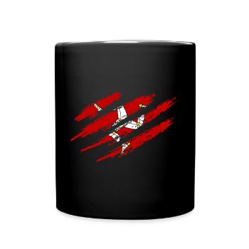Isle of Man Flagge Triskele Flag of Isle of Man - Full Colour Mug - black - Front