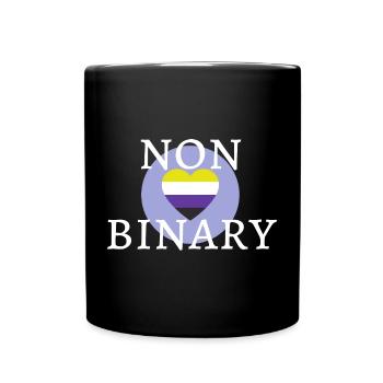 Gender-neutral YES! - Full Colour Mug - black - Front