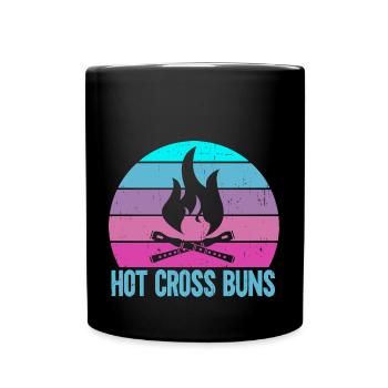 Hot Cross Buns - Mug uni - noir - Devant