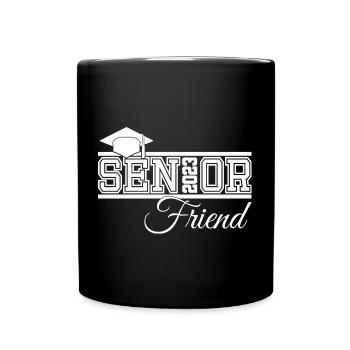 Ami senior 2023 fier ami de diplômé - Mug uni - noir - Devant
