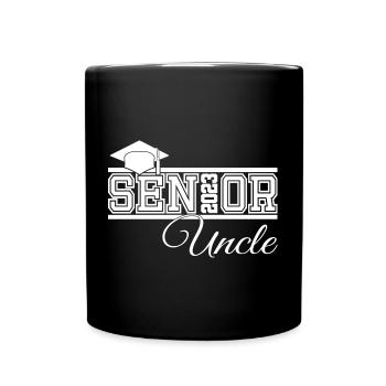 Senior 2023 Oncle Fier Oncle de Diplômé - Mug uni - noir - Devant