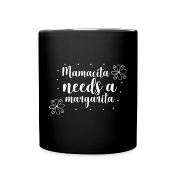 Mama Muttertag Geschenkidee Schwanger - Tasse einfarbig - Schwarz - Vorne