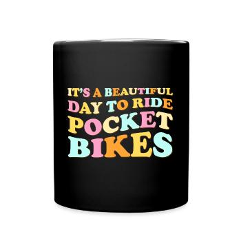 Motorcycle Track - Full Colour Mug - black - Front