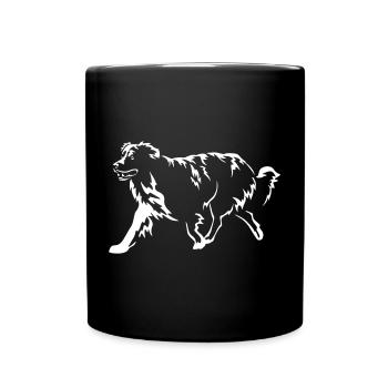 Australian Shepherd "Black Edition" - Full Colour Mug - black - Front