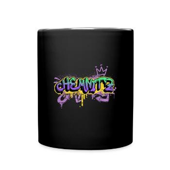 Chemnitz Allemagne Ville Graffiti Spray Sprayer - Mug uni - noir - Devant