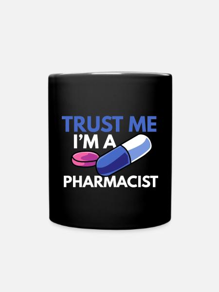 Trust Me Apotheker Apotheke Pharmazie PTA - Tasse einfarbig - Schwarz