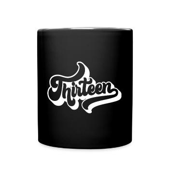Mignon cadeau d’anniversaire 13 ans 13 ans - treize - Mug uni - noir - Devant