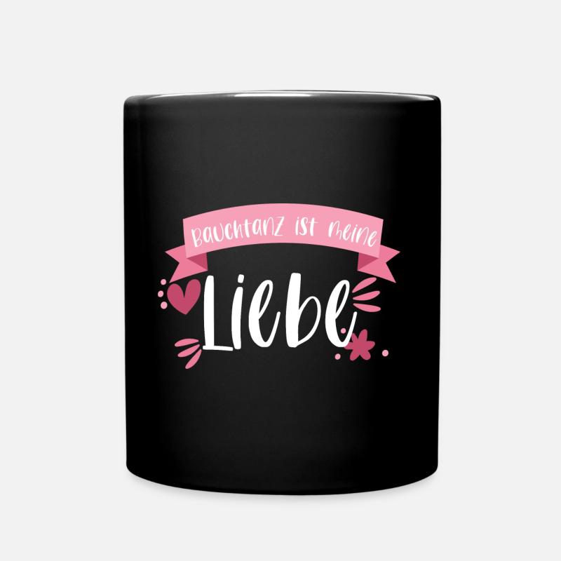 Bauchtanz tanzen Bauchtänzerin Tänzerin Geschenk - Tasse einfarbig - Schwarz
