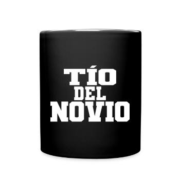 Tio del Novio Groom's Uncle Men Wedding Gift - Full Colour Mug - black - Front