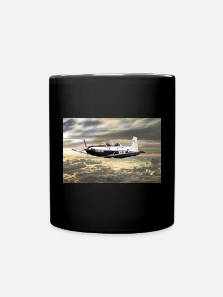 T-6A Texan II - Tasse einfarbig - Schwarz