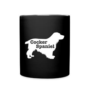 Cocker Spaniel - Mug uni - noir - Devant