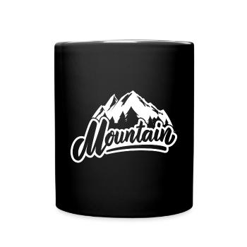 skiing, skiing, skiing - Full Colour Mug - black - Front