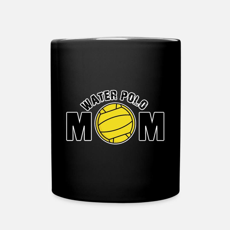 Water-polo maman maman maman - Mug uni - noir
