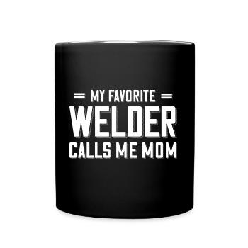 Tenue de soudeur pour soudeurs - Mug uni - noir - Devant