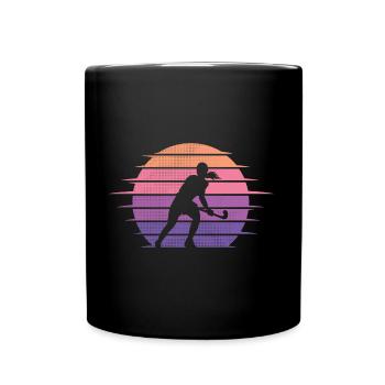 Field hockey player Hockey player Women Hockey - Full Colour Mug - black - Front