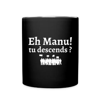 réforme des retraites, retraite, retraites - Mug uni - noir - Devant