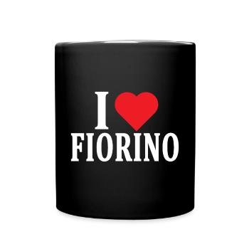 t-shirt I love Fiorino t-shirt idée cadeau - Mug uni - noir - Devant