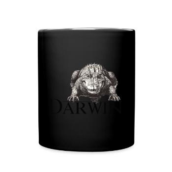 Darwin Aligator - Full Colour Mug - black - Front