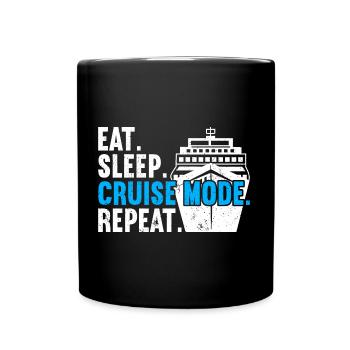 Croisière Croisière Vacances Croisière en famille - Mug uni - noir - Devant