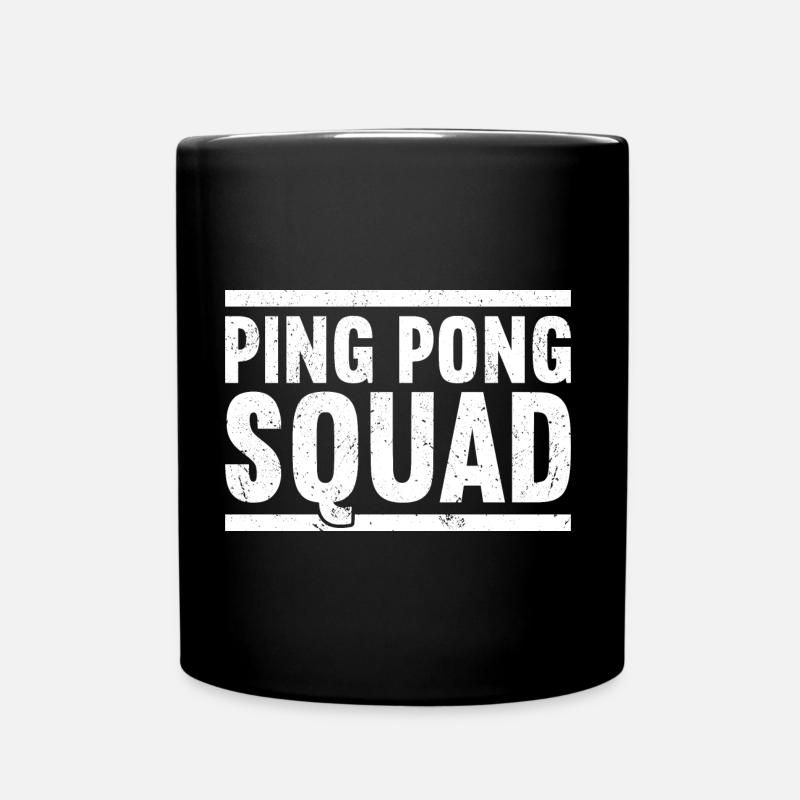 Ping Pong Table Tennis Ping-Pong - Mug uni - noir