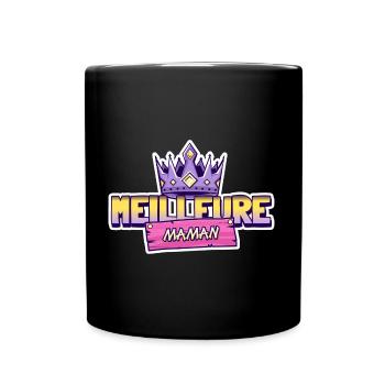 Meilleure maman. Reine des mamans - Mug uni - noir - Devant