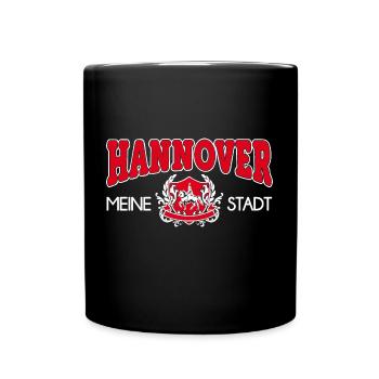 Hannover - Meine Stadt Niedersachsen Ernst August - Tasse einfarbig - Schwarz - Vorne