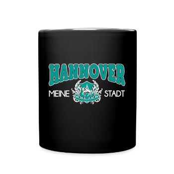 Hannover - Meine Stadt Niedersachsen Ernst August - Tasse einfarbig - Schwarz - Vorne