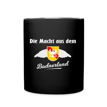 Die Süddeutschen aus Baden - Tasse einfarbig - Schwarz - Vorne
