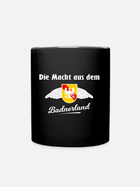 Die Süddeutschen aus Baden - Tasse einfarbig - Schwarz