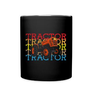 Agriculteur, femme d’agriculteur, vie à la campagne - Mug uni - noir - Devant