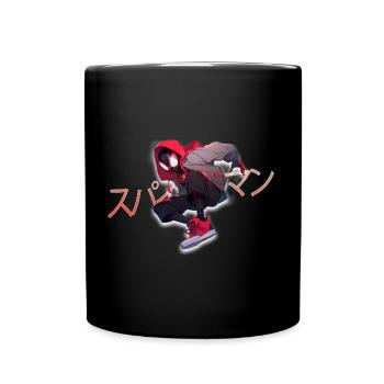Japan Style Comic FIgure - Full Colour Mug - black - Front