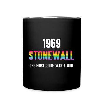Stonewall 1969 - La première fierté était une émeute - Mug uni - noir - Devant