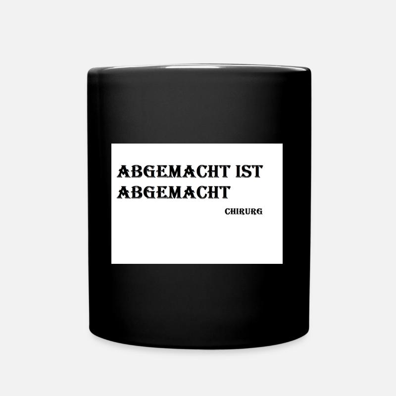 Chirurg - Tasse einfarbig - Schwarz