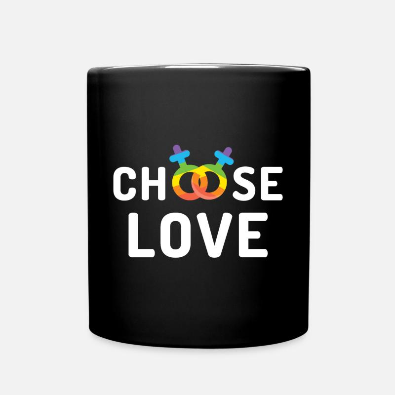 Pride Month LGBT - Liebe - Tasse einfarbig - Schwarz