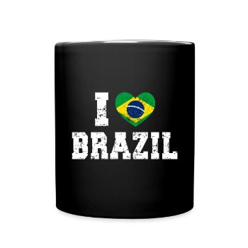 Brazil - Full Colour Mug - black - Front