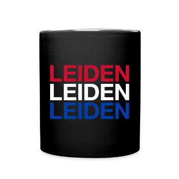 LEIDEN Pays-Bas Niederlande Flgge - Mug uni - noir - Devant